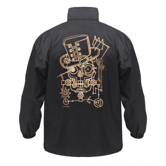 Ветровка John Steampunk, черная 