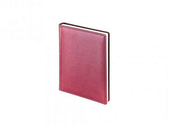 Ежедневник недатированный А6+ Velvet, бордовый 