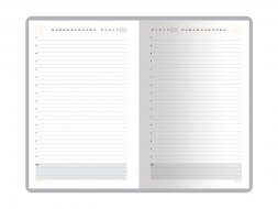 Ежедневник А5 недатированный Mercury, черный