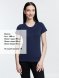 Футболка женская Pioneer Women, темно-синяя 