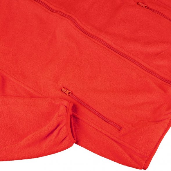 Куртка флисовая унисекс Nesse, красная 