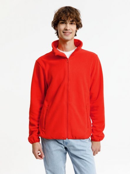 Куртка флисовая унисекс Nesse, красная 