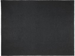 Вязанное одеяло Suzy 150 x 120 см из полиэстера, сплошной черный