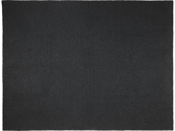 Вязанное одеяло Suzy 150 x 120 см из полиэстера, сплошной черный 
