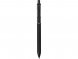 Ручка пластиковая шариковая Clip, софт-тач, черный 