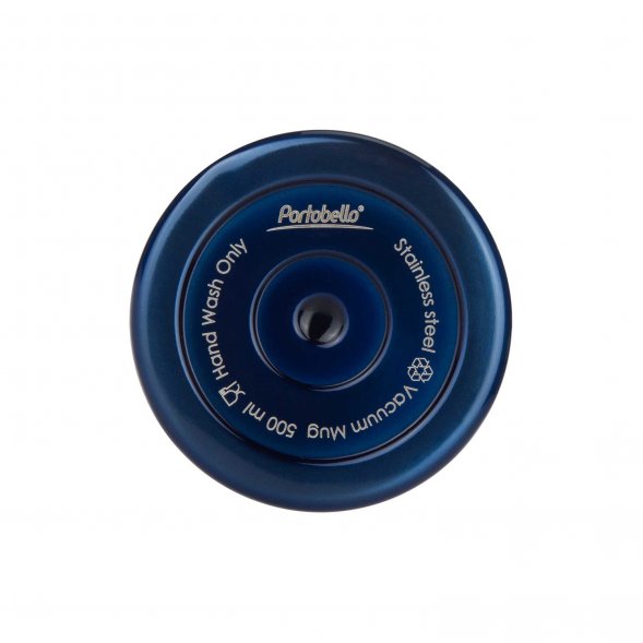 Термокружка вакуумная Polo, синяя 