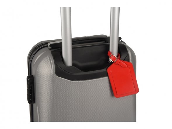 Багажная бирка Weekend из ПВХ, красный 