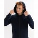 Толстовка на молнии с капюшоном MATEO, темно-синяя, размер XXXL 