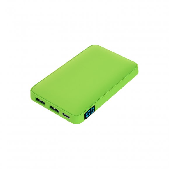 Внешний аккумулятор с подсветкой Ancor 5000 mAh, салатовый 