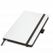 Ежедневник Arctic недатированный, белый/черный 