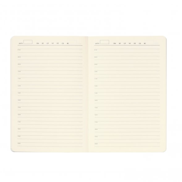 Ежедневник Latte NEW недатированный, черный/оранжевый (без упаковки, без стикера) 