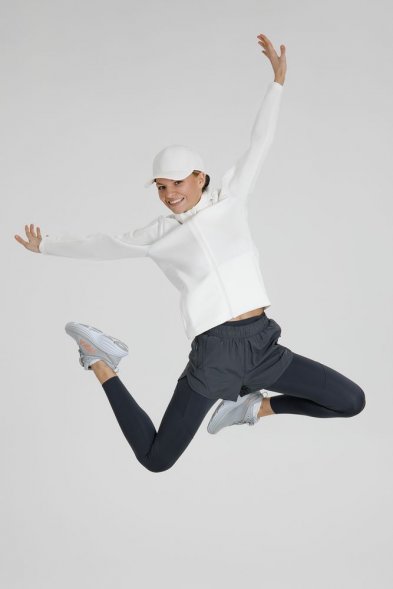 Куртка с капюшоном унисекс Begi, молочно-белая 