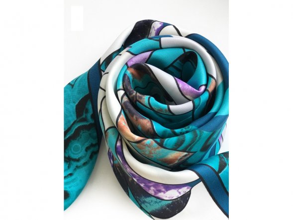 Платок Каменный Цветок 