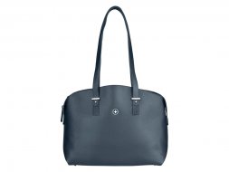 Сумка женская WENGER RosaElli с карманом для ноутбука 14, синяя, полиэстер, 37 x29x19 см