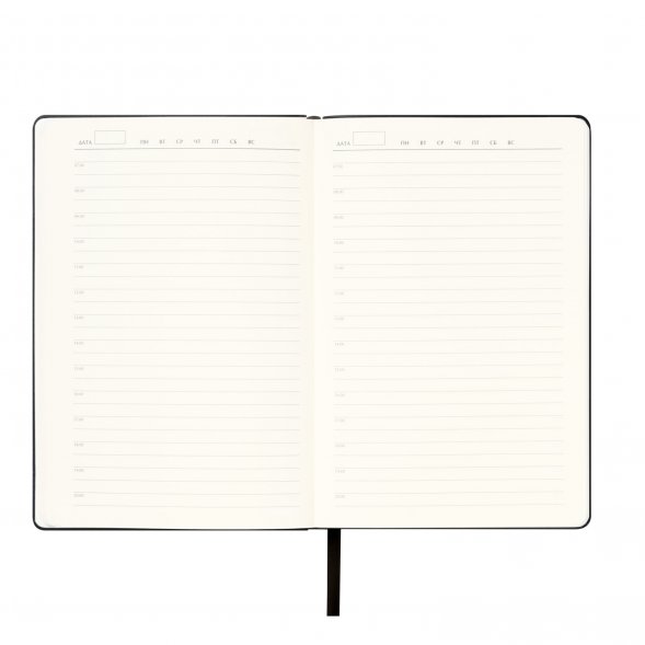 Ежедневник Spark недатированный, черный (без упаковки, без стикера) 