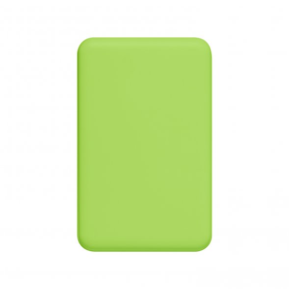 Внешний аккумулятор Largo PD 5000mAh с функцией беспроводной зарядки 15W, салатовый 