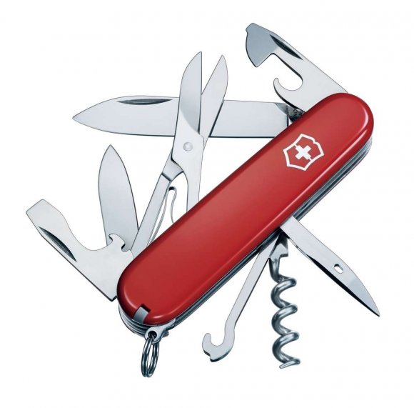 Офицерский нож Climber 91, красный 