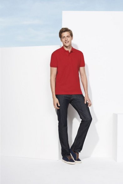 Рубашка поло мужская Spirit 240, красная 