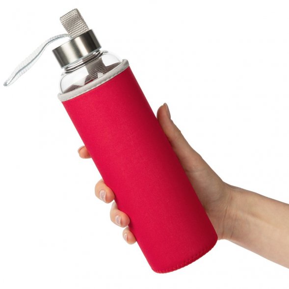 Бутылка для воды Sleeve Ace, красная 
