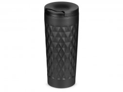 Герметичная вакуумная термокружка Matrix,450 мл, черный