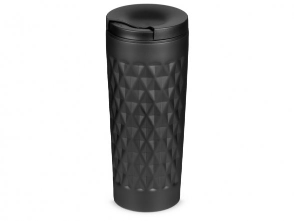 Герметичная вакуумная термокружка Matrix,450 мл, черный 