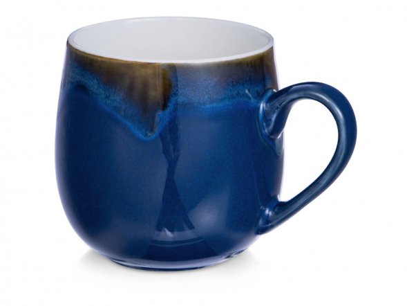 Кружка с вулканическим эффектом по краю Etna, 440 мл, синий (P) 