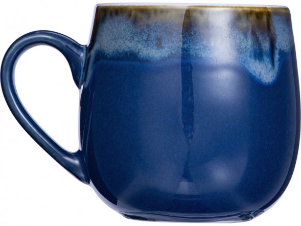 Кружка с вулканическим эффектом по краю Etna, 440 мл, синий (P) 