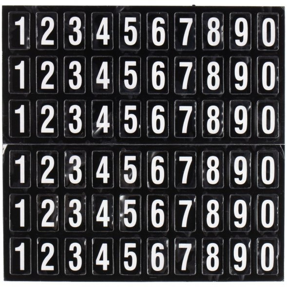 Парковочная визитка Litera Solar, черная 