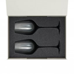 Подарочный набор 2 бокала для вина Mancera в серой коробке