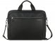 Портфель мужской BUGATTI Sera, антрацитовый, полиэстер, 40х11х34 см 