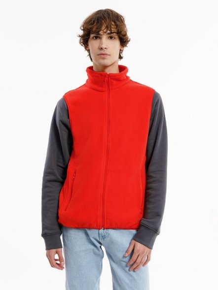 Жилет флисовый унисекс Nesse, красный 