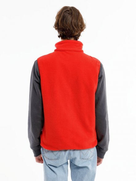 Жилет флисовый унисекс Nesse, красный 