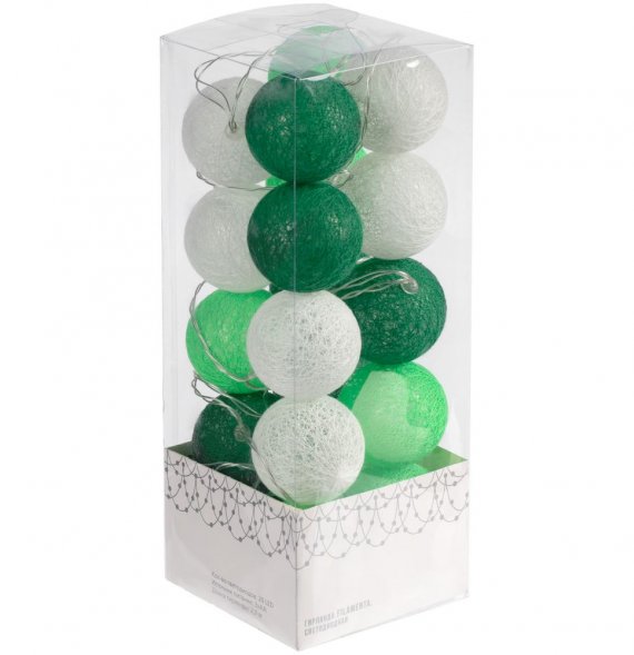 Гирлянда Filamenta, зеленая 