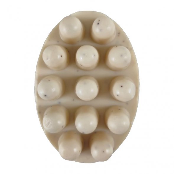 Массажное мыло с абрикосовой косточкой Marelica, кофе и корица 