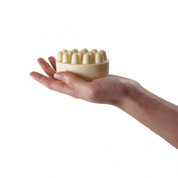 Массажное мыло с абрикосовой косточкой Marelica, кофе и корица 