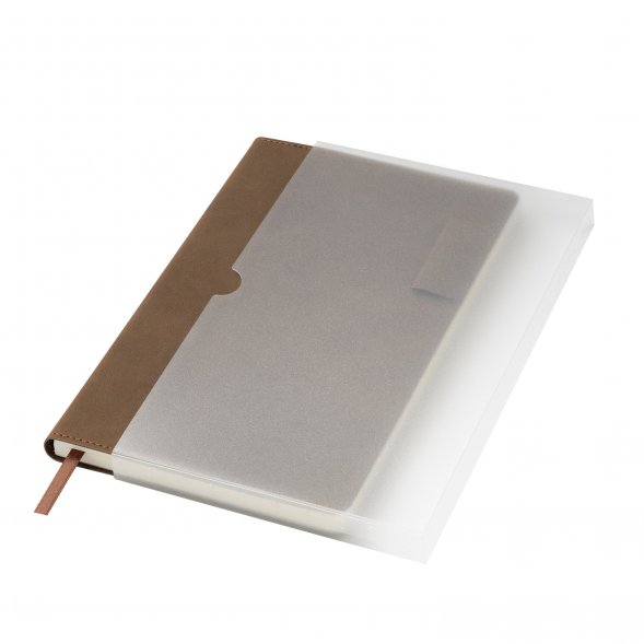 Ежедневник Teolo недатированный, коричневый 