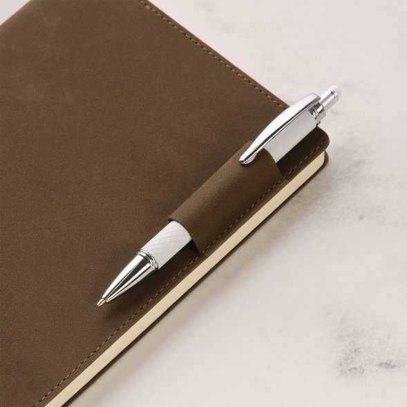 Ежедневник Teolo недатированный, коричневый 