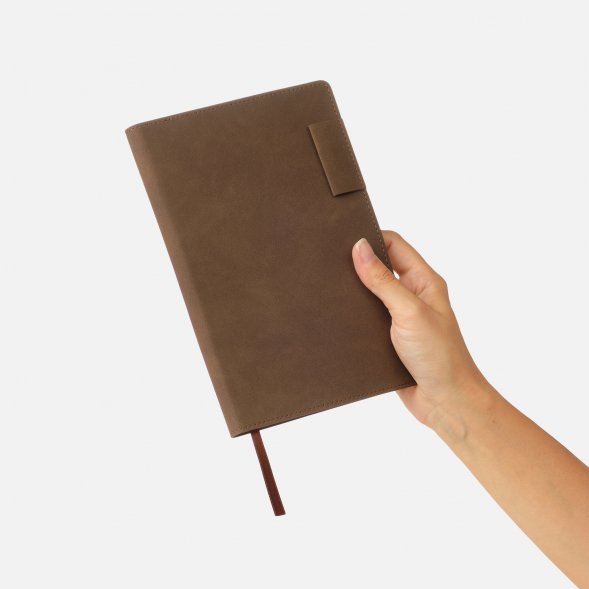 Ежедневник Teolo недатированный, коричневый 