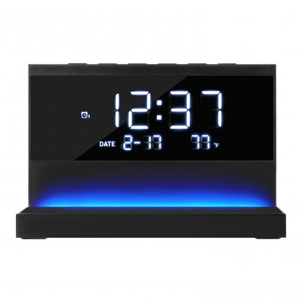 Зарядная станция с часами 15W Glory 