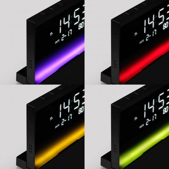 Зарядная станция с часами 15W Glory 