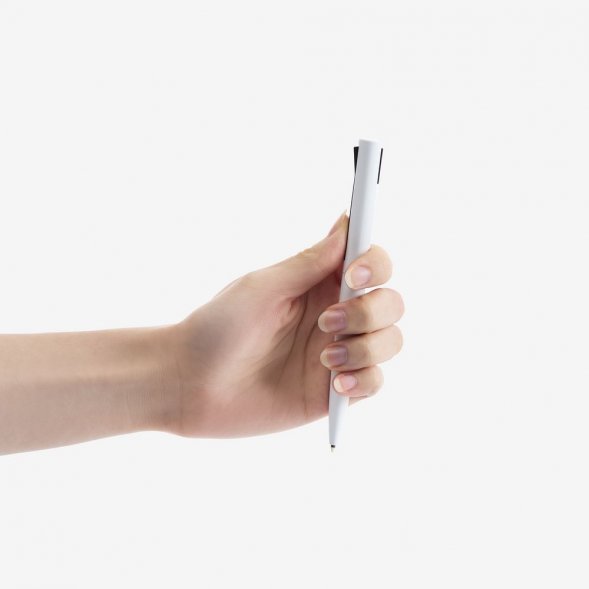 Ручка шариковая Snap, матовая белая 