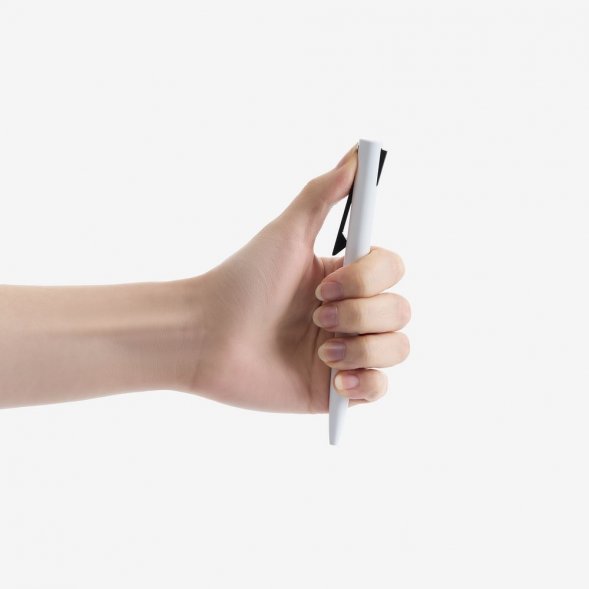 Ручка шариковая Snap, матовая белая 