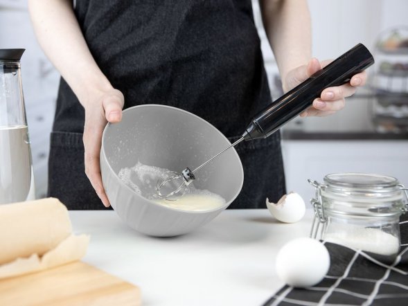 Беспроводной вспениватель молока Cuptavia, черный 