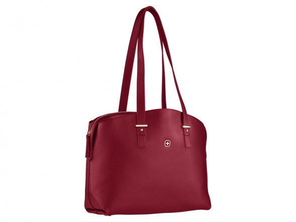 Сумка женская WENGER RosaElli с карманом для ноутбука 14, красная, полиэстер, 37 x29x19 см 