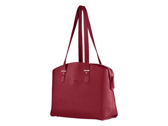 Сумка женская WENGER RosaElli с карманом для ноутбука 14, красная, полиэстер, 37 x29x19 см 
