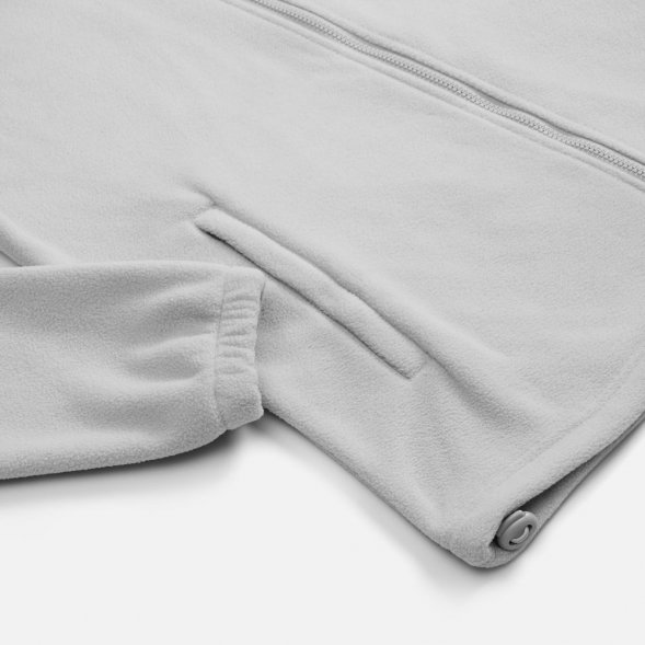 Куртка флисовая унисекс Nebo, светло-серая 