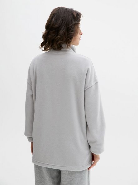 Куртка флисовая унисекс Nebo, светло-серая 