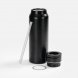 Термобутылка Magnus с магнитным держателем для телефона, черная 