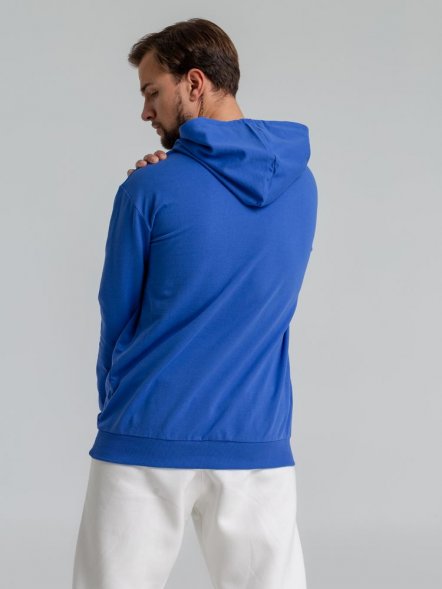 Толстовка с капюшоном Unit Kirenga, ярко-синяя 