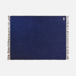 Плед Devika, синий с бежевым